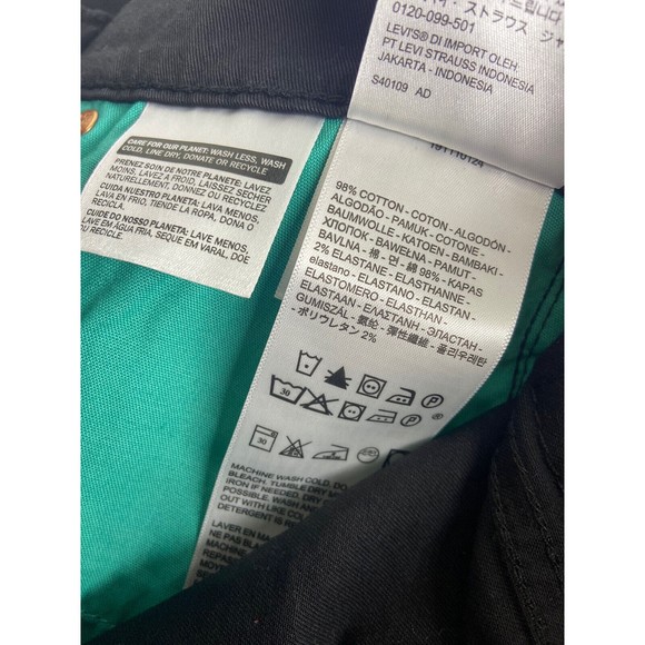 Levi's 511 Slim Scotchlite 3M Reflective Stripe Jeans 191110124 Mens Size 29x32 - Picture 7 of 11